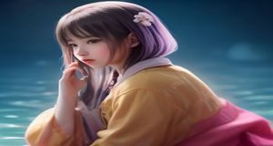 日本动漫新番截图，精致画面中角色特写，色彩鲜艳，日韩视频动漫类型代表